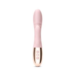 Vibrador Doble Estimulación Le Wand Blend Rose Gold Dorado Rosa Dorado
