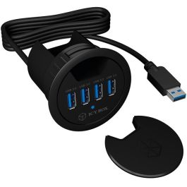 ICY BOX HUB de Mesa 4x USB 3.0 Type-A