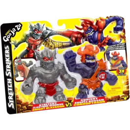 Strikers Blaz vs Corr Figura Duo 11cm Goo Jit Zu - Lucha Épica con Armadura de Guerrero HER0630996427903