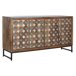 Buffet Indio DKD Home Decor Natural Plateado 38 x 80 x 150 cm