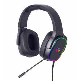 Gembird GHS-SANPO-S300 Auriculares Gaming Diadema USB con Micrófono Giratorio, Sonido 7.1 Virtual, LED RGB, Negro Precio: 34.50000037. SKU: S5616931
