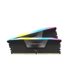 Corsair CMH32GX5M2B6000C38 Memoria RAM VENGEANCE RGB DDR5 32 GB (2x 16 GB) 6000 MT/s CL38 Negro con Disipador
