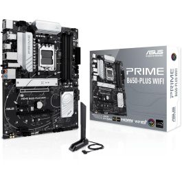 Asus PRIME B650-PLUS WiFi Placa Base ATX AMD B650 Socket AM5, Compatible con Ryzen 7000/8000/9000, Wi-Fi 6E, 2.5 Gigabit Ethernet, DDR5, M.2, SATA III, 90MB1KP0-M0EAY0