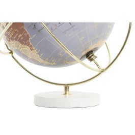 Globo Terraqueo Glam DKD Home Decor Dorado 20 x 27 x 20 cm (4 Unidades)