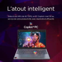 Lenovo IdeaPad Slim 3 15Q8X10 Portátil 15.3" Qualcomm Snapdragon X 16 GB 512 GB Aluminio Copilot+ 83N3000LFR