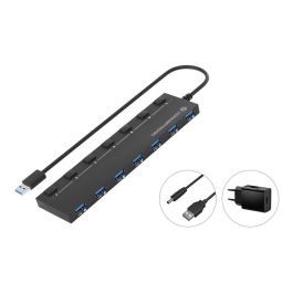 Conceptronic HUBBIES19BP Hub USB 3.2 de 7 Puertos 5 Gbps con Adaptador de Corriente Precio: 39.79000058. SKU: B195YZD7PL