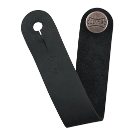 Levys Adaptador de Correa para Guitarra Acústica - Cuero Negro