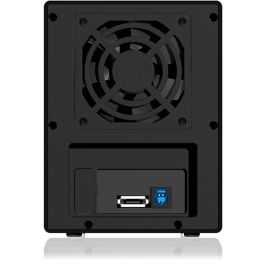ICY BOX Carcasa Externa para 4 Discos Duros de 3.5" SATA con USB 3.0 y eSATA, Función JBOD, Color Negro