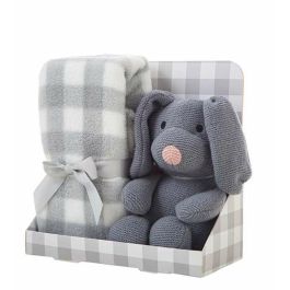 Creaciones Llopis Set de Manta de Cuadros Gris 90x75 cm y Peluche Perro de 26 cm, Poliéster, para Bebés Recién Nacidos Precio: 15.49999957. SKU: B1AWT8R2ZK