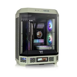 Thermaltake CA-1Z1-00MEWN-00 Carcasa PC Midi Tower Verde Claro, 2 Ventiladores Superiores 140mm