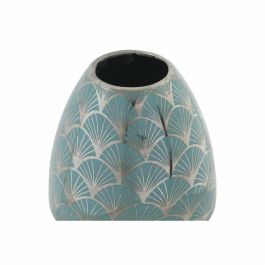 Jarron Oriental DKD Home Decor Turquesa 16 x 18 x 16 cm