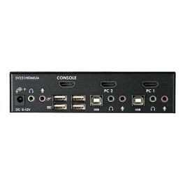 Switch KVM Startech SV231HDMIUA FHD HDMI USB Negro