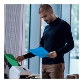 BROTHER Escaner profesional ADS4900W de alta velocidad a doble cara con pantalla tactil, tarjeta de red, WiFi