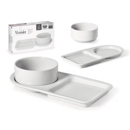 Set 2 Pzs Bol Y Plato Porcelana Brunch Vessia 33X18CM (8 Unidades) Precio: 46.88999986. SKU: B18T7XLAH7