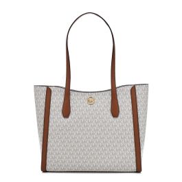 Bolso de Hombro Michael Kors Leida Beige 34 x 29 x 12 cm Precio: 183.68999957. SKU: B15TXZEQSJ