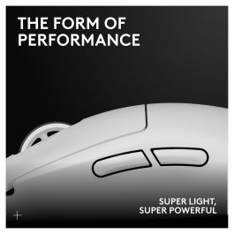 Logitech PRO X Superlight 2 Ratón Gaming Inalámbrico Lightspeed Blanco Óptico 32000 DPI 0,5 ms
