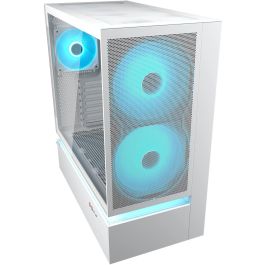Cougar CGR-2DA4W-M Caja Midi Tower ARGB Mesh Negra con Ventana de Vidrio Blanco