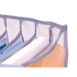 Organizador Kipit 9 compartimentos para camisas, 36x20x1615 cm, gris, nylon (24 Unidades) Organizador Kipit 9 compartimentos para camisas, 36x20x1615 cm, gris, nylon (24 Unidades)