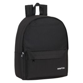 Safta Mochila Negra para Portátil 14,1 Pulgadas, Poliéster 600D. Para Niños y Jóvenes de 3 a 13 Años, Modelos Surtidos