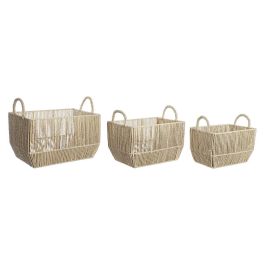 Cesta Balines DKD Home Decor Natural 29.5 x 26 x 40 cm Set de 3 Precio: 39.49999988. SKU: S3029035