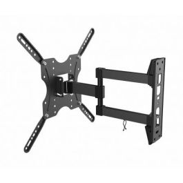 Aisens Soporte de Pared Eco Giratorio Inclinable para TV/Monitor 32"-55" 30 kg Negro, 3 Pivotes, VESA 400x400mm