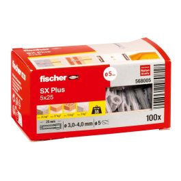 Taco fischer sx plus ø5x25mm 100 unid. n5 568005 Precio: 4.0051. SKU: B1D5RN2X8Z