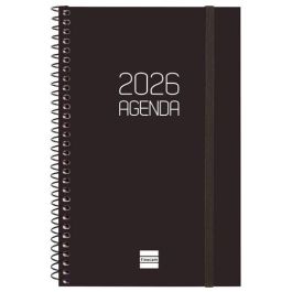 Finocam Agenda Espiral Opaque 2026 Negra 117x181 mm Semana Vista Tapa PP con Goma Elástica y Esquinas Microperforadas Precio: 5.98999973. SKU: B12CMXK7XC