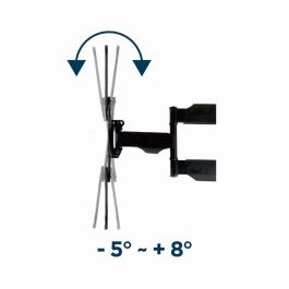 Gembird WM-55ST-01 Soporte TV hasta 55" (139.7cm) Articulado Giro Inclinación VESA 100x100-400x400mm 32kg Acero Gembird WM-55ST-01 Soporte TV hasta 55" (139.7cm) Articulado Giro Inclinación VESA 100x100-400x400mm 32kg Acero