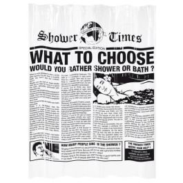 GELCO Gazette cortina de ducha 180 x 200 cm negro Precio: 25.4999998. SKU: S7137040
