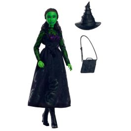 Mattel Hxt62 Muñeca de Moda Elphaba Thropp inspirada en Wicked con vestido, mangas de encaje, botas y sombrero Mattel Hxt62 Muñeca de Moda Elphaba Thropp inspirada en Wicked con vestido, mangas de encaje, botas y sombrero