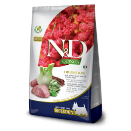 Farmina N&D Dog Quinoa Digestion Cordero Mini 800 gr Farmina N&D Dog Quinoa Digestion Cordero Mini 800 gr Precio: 16.47536. SKU: B1J3BJZDCE