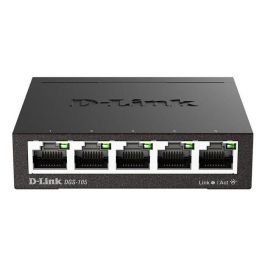 D-Link DGS-105 Switch Gigabit Ethernet de 5 Puertos para Escritorio, Carcasa Metálica, Plug and Play, Sin Ventilador, QoS Precio: 31.69000043. SKU: S55100788