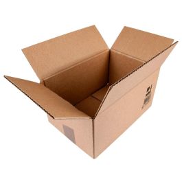 Caja Para Embalar Q-Connect Americana Ultrarresistente Carton Reciclado Canal Doble 7 mm Color Kraft 450x375x280 mm 15 unidades