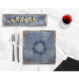 La Mediterranea Fuente Rectangular 30 cm x 20 cm Elite Brillo Aelia (6 Unidades)