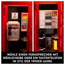 LEGO Ideas Cabina Telefónica Roja de Londres 21347, Juego de Construcción, 1460 Piezas, Multicolor