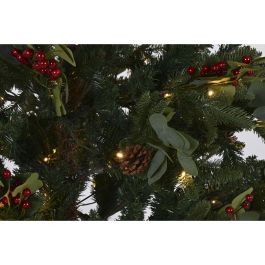 Arbol Navidad Alpina DKD Home Decor Verde Rojo 115 x 180 x 115 cm