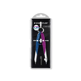 Staedtler Compás Micrométrico Mars 556 Azul/Lila con Husillo y Rueda Central, Precisión 225mm Precio: 19.49999942. SKU: B19RF7K6RF
