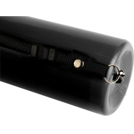 Liderpapel Portaplanos Plástico Diámetro 6 cm Extensible hasta 80 cm Negro