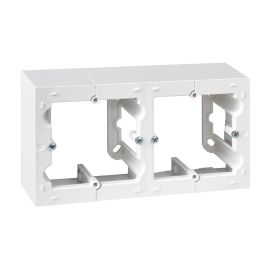 Caja doble de superficie blanco Precio: 4.49999968. SKU: B19SXDBAFG