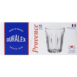 Duralex Set 6 Vasos Transparentes 13 cl Colección Provence (12 Cajas)