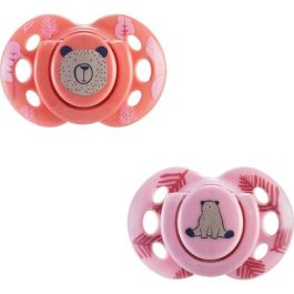 Chupete - TOMMEE TIPPEE - FUN - 6-18 meses - Set de 2 chupetes simétricos sin BPA - Cápsula de esterilización reutilizable