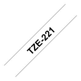 Brother TZE221 9MM BLACK ON WHITE TAPE - MOQ 25 Precio: 15.49999957. SKU: S8402421