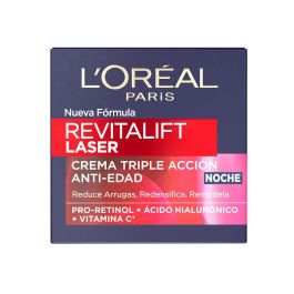 L'Oréal Paris REVITALIFT LASER X3 Crema Noche Antiarrugas con Pro-XylaneTM y Centella Asiática para Mujer - 50 ml