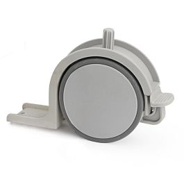 Q&Q Rueda Nido Toscana Gris con Freno para Embutir, Unidireccional, Tableros 35mm, 100kg Carga Máxima, Soporte Tecnoplástico Precio: 6.89000015. SKU: B19D5SCQSP