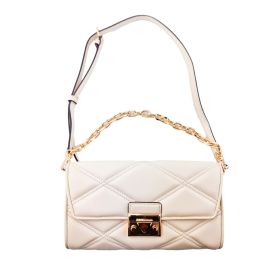 Bolso Mujer Michael Kors Serena Beige 25 x 15 x 4 cm Precio: 768.6525. SKU: B195E9GMM2