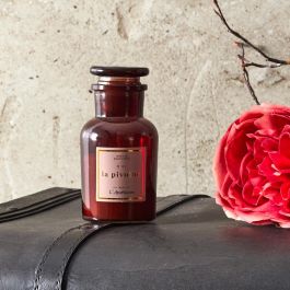 Home Deco Factory Vela Perfumada Apothicaire Vidrio Tintado 90g Cera - Altura 11 cm Aromas Surtidos