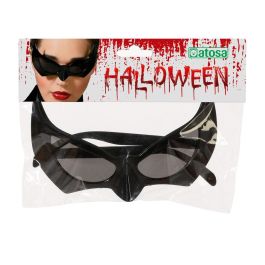 Gafas Halloween Vampiro Negro Diseño Murciélago para Disfraces Góticos y de Terror