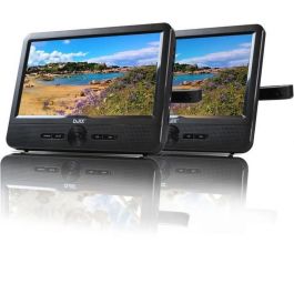 Djix PVS906-50SM Reproductor de DVD Portátil 9 Pulgadas Doble Pantalla Master/Slave, Batería 2h, Negro Djix PVS906-50SM Reproductor de DVD Portátil 9 Pulgadas Doble Pantalla Master/Slave, Batería 2h, Negro