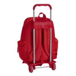 Mochila Escolar con Ruedas 905 Real Sporting de Gijón Rojo