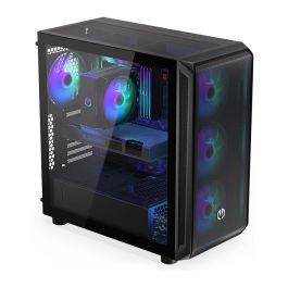 Endorfy ARX 700 ARGB TG Black Torre PC ATX ITX Micro ATX Negro Iluminación Multi